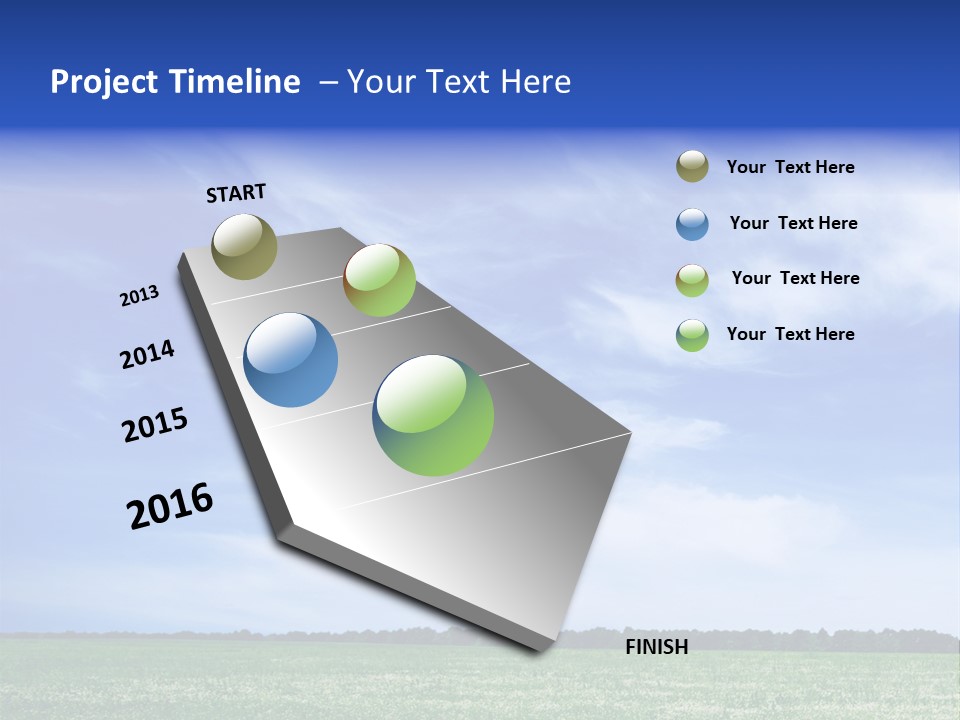 Scene Sky Land PowerPoint Template