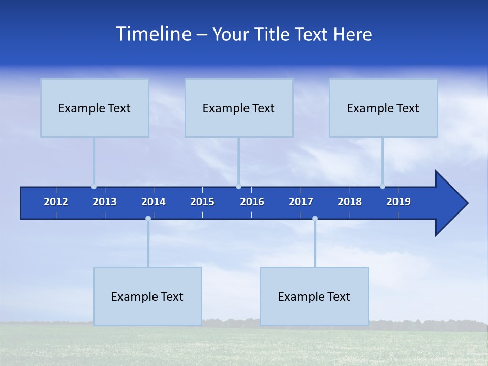 Scene Sky Land PowerPoint Template