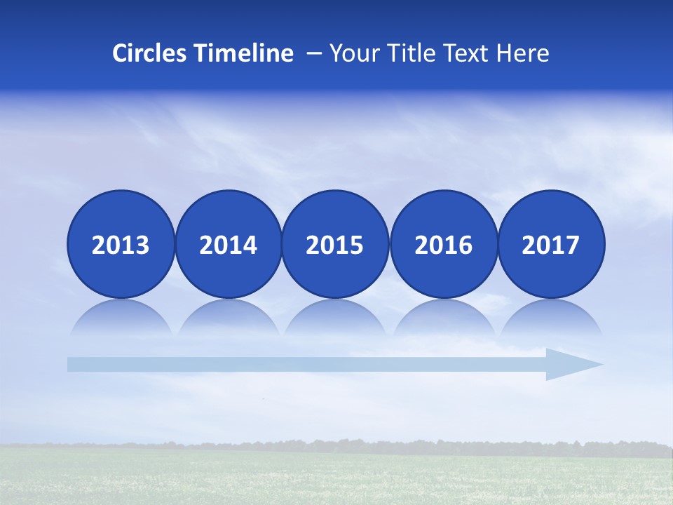 Scene Sky Land PowerPoint Template