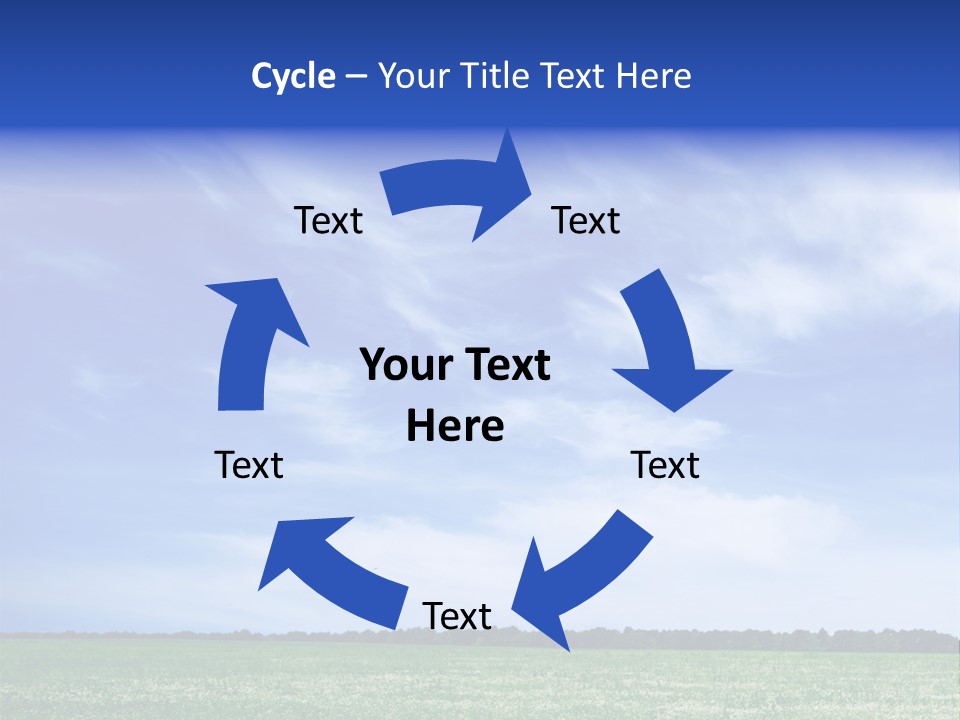 Scene Sky Land PowerPoint Template