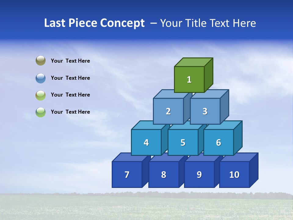 Scene Sky Land PowerPoint Template