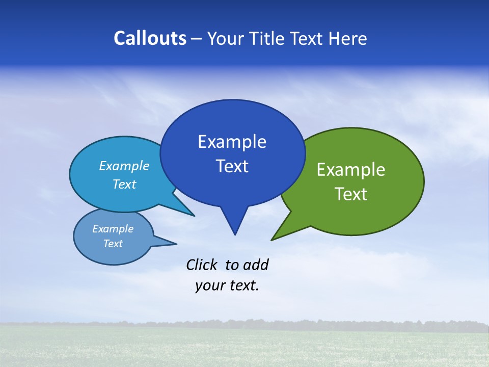 Scene Sky Land PowerPoint Template