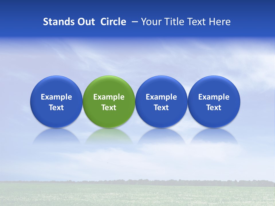 Scene Sky Land PowerPoint Template