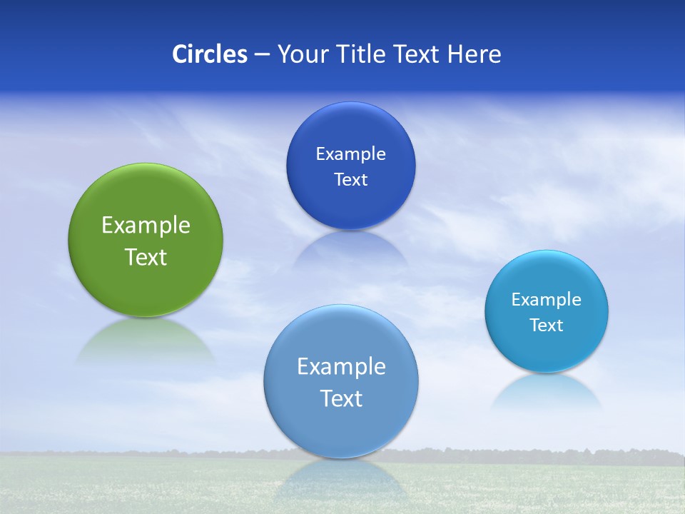 Scene Sky Land PowerPoint Template
