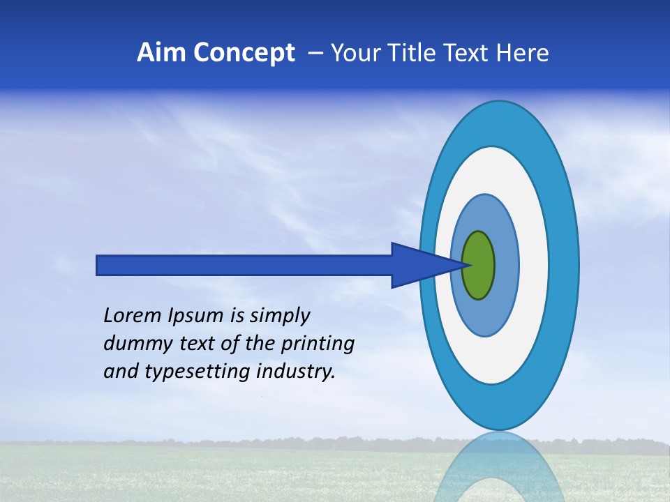 Scene Sky Land PowerPoint Template