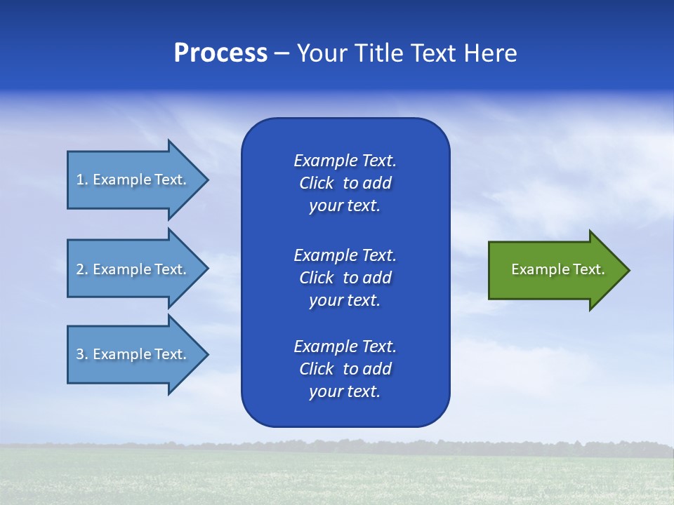 Scene Sky Land PowerPoint Template