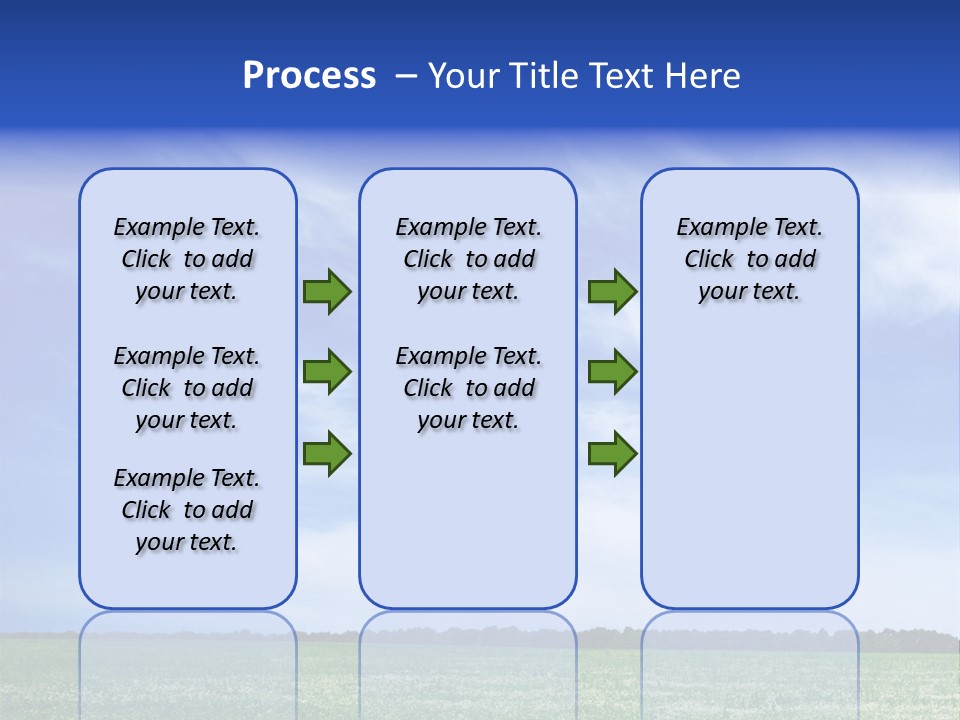 Scene Sky Land PowerPoint Template