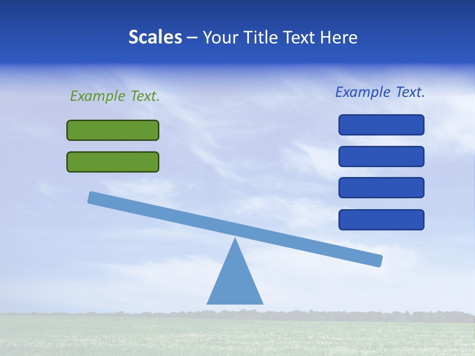 Scene Sky Land PowerPoint Template