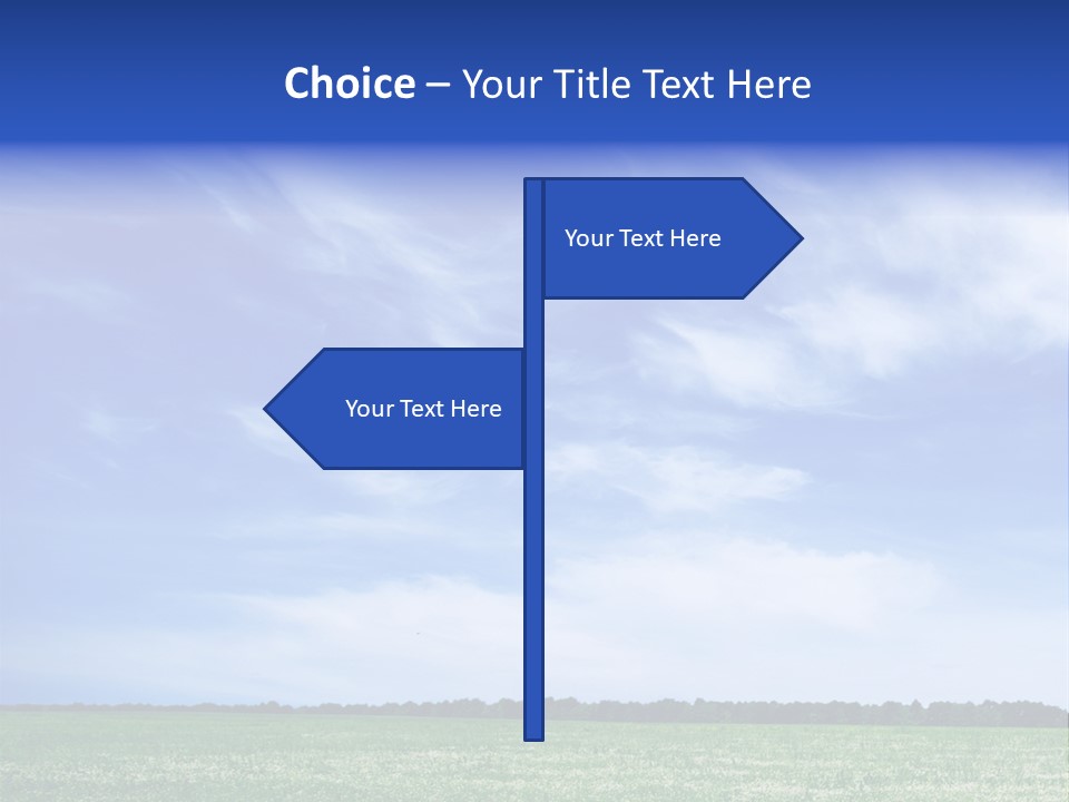Scene Sky Land PowerPoint Template