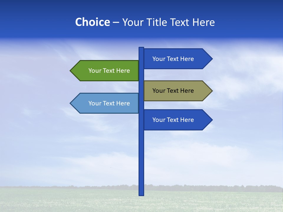 Scene Sky Land PowerPoint Template