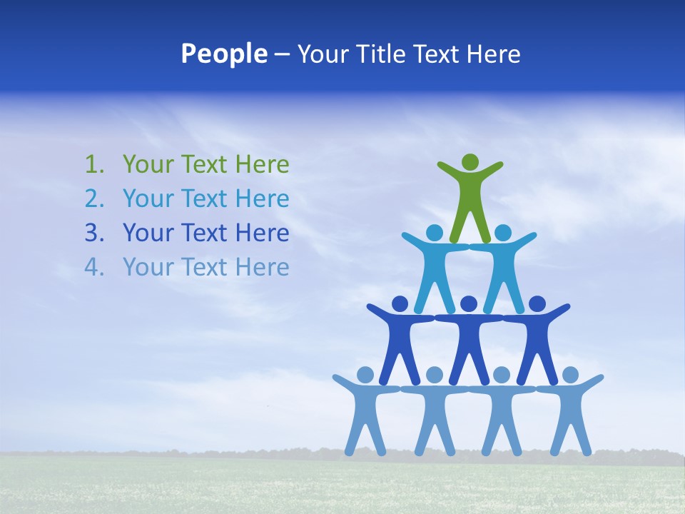 Scene Sky Land PowerPoint Template