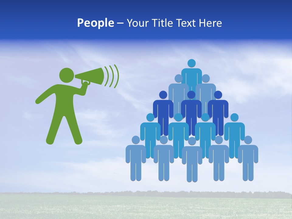 Scene Sky Land PowerPoint Template