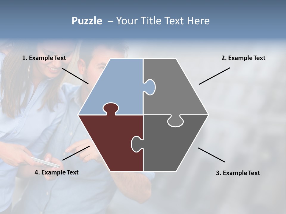 Directions Male Trip PowerPoint Template