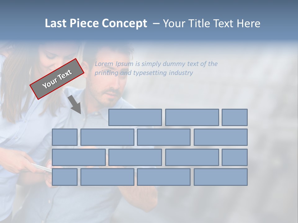 Directions Male Trip PowerPoint Template