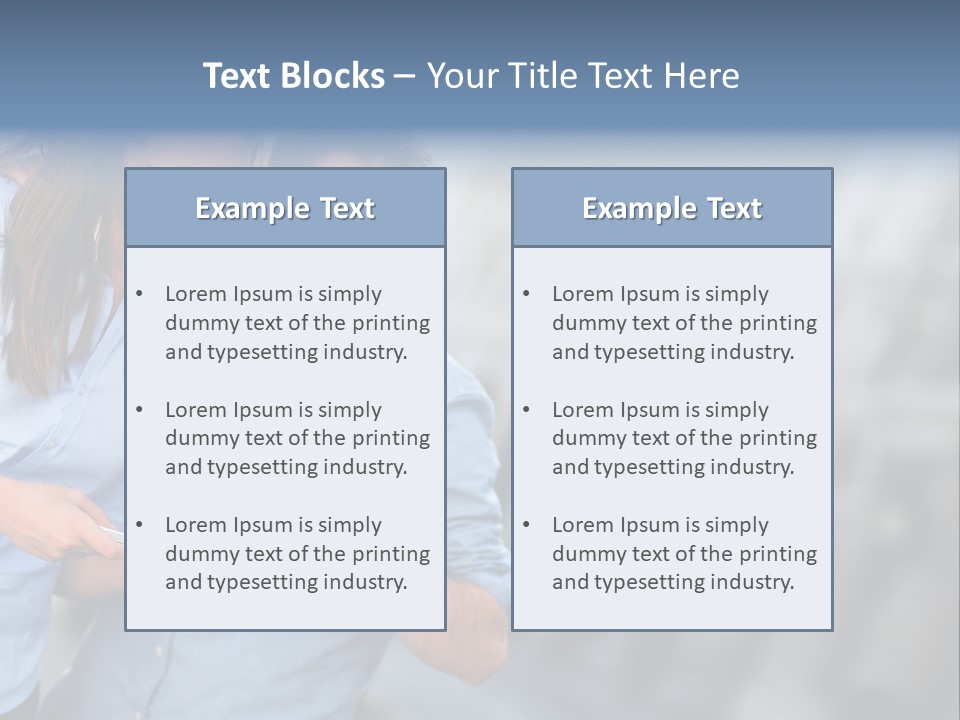 Directions Male Trip PowerPoint Template