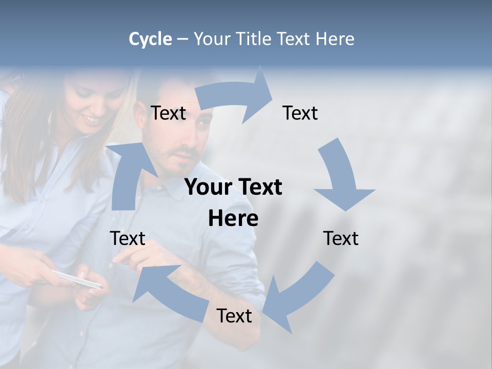 Directions Male Trip PowerPoint Template