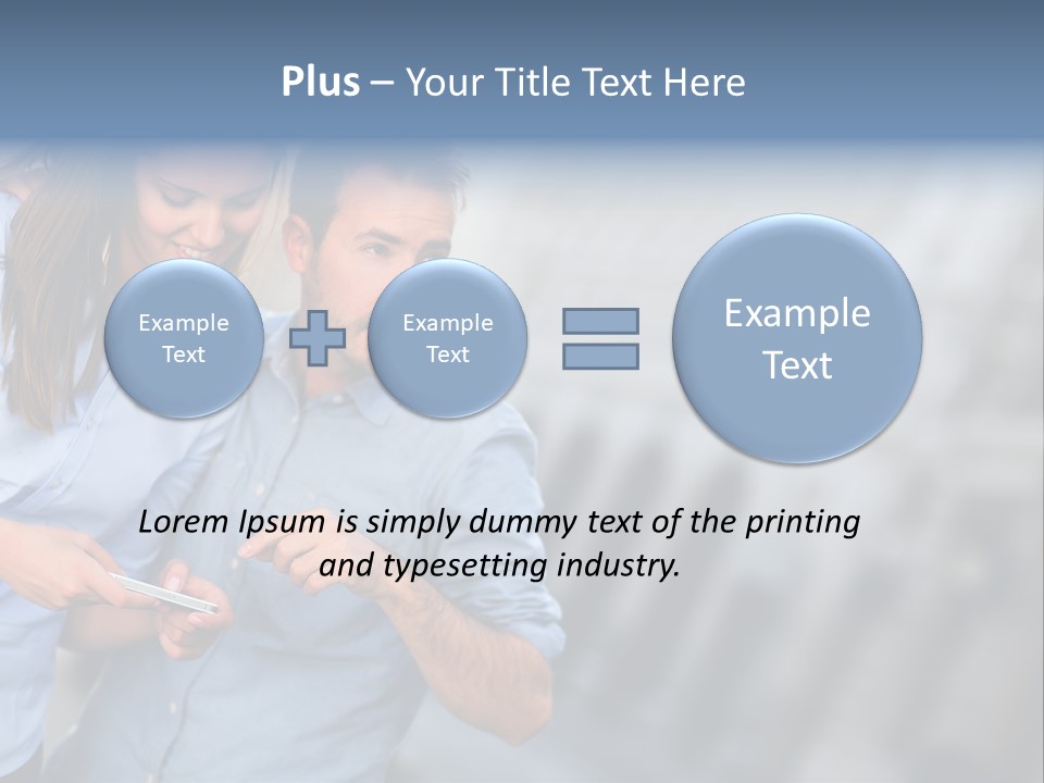 Directions Male Trip PowerPoint Template