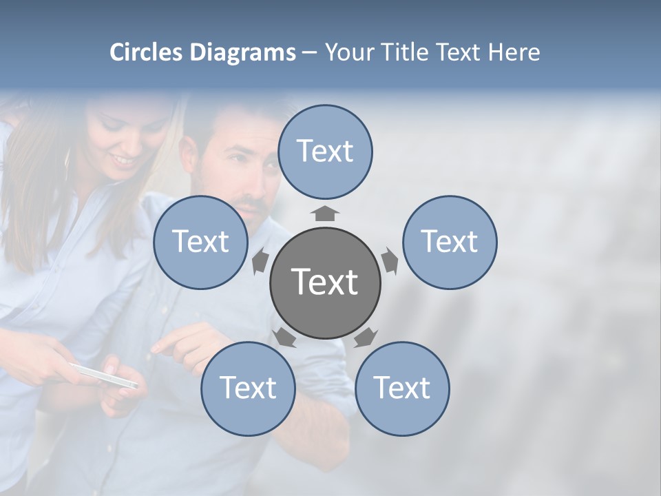 Directions Male Trip PowerPoint Template