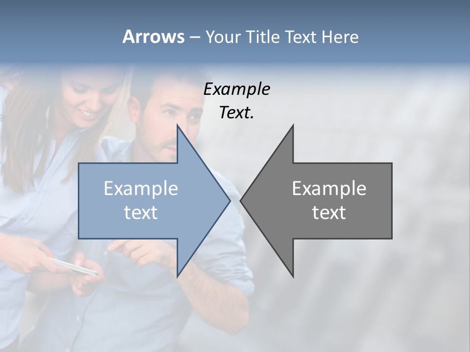 Directions Male Trip PowerPoint Template