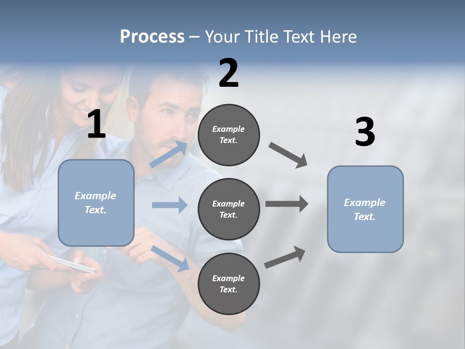 Directions Male Trip PowerPoint Template