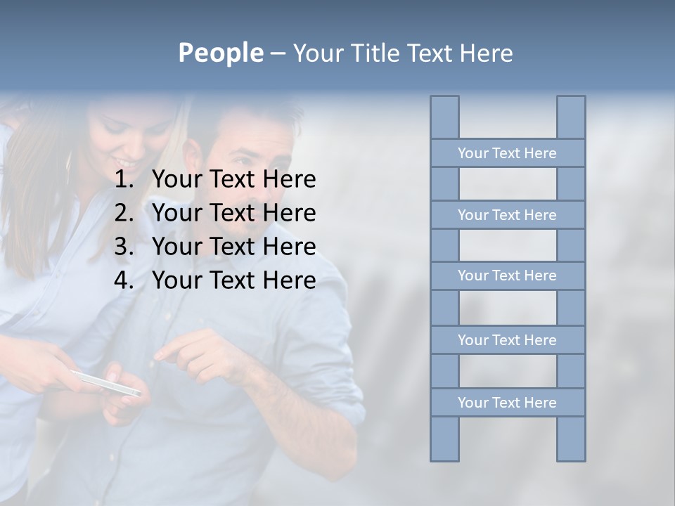 Directions Male Trip PowerPoint Template