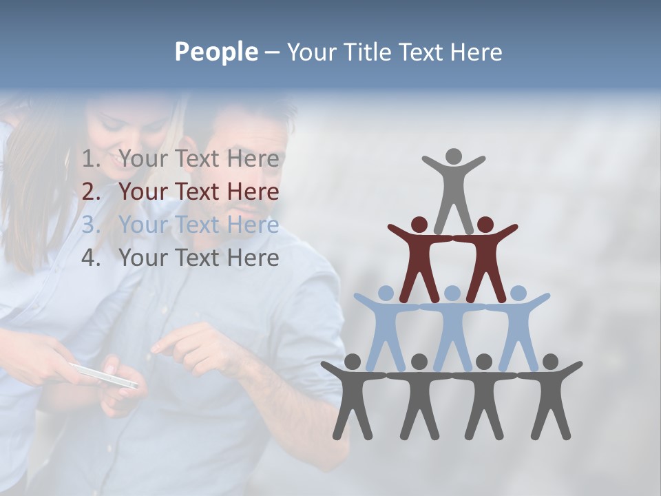 Directions Male Trip PowerPoint Template