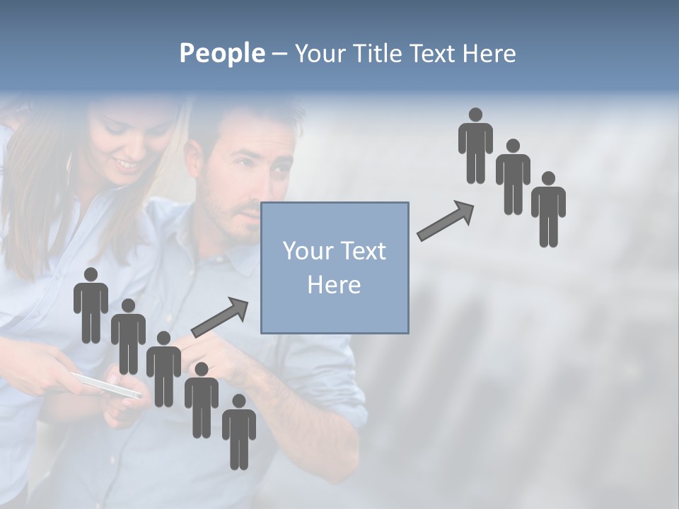 Directions Male Trip PowerPoint Template