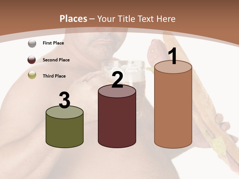 Health Drinking Tankard PowerPoint Template