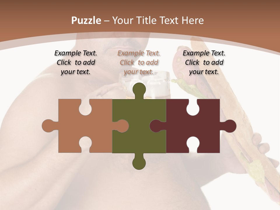 Health Drinking Tankard PowerPoint Template