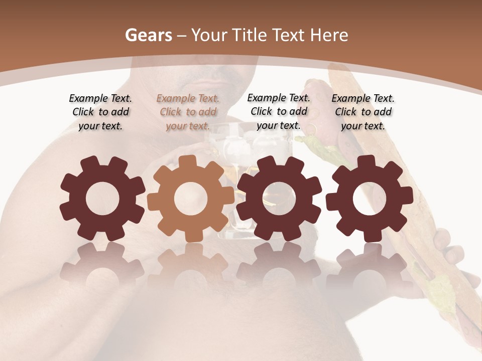 Health Drinking Tankard PowerPoint Template