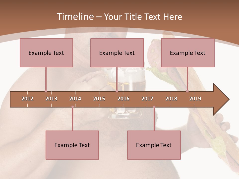 Health Drinking Tankard PowerPoint Template