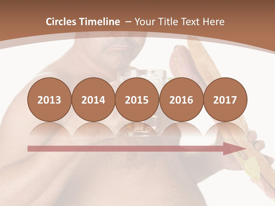 Health Drinking Tankard PowerPoint Template