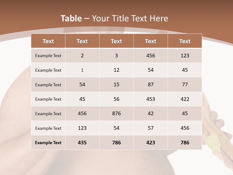 Health Drinking Tankard PowerPoint Template