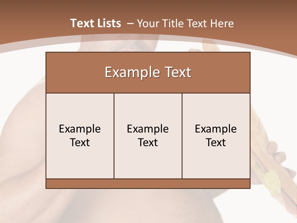 Health Drinking Tankard PowerPoint Template