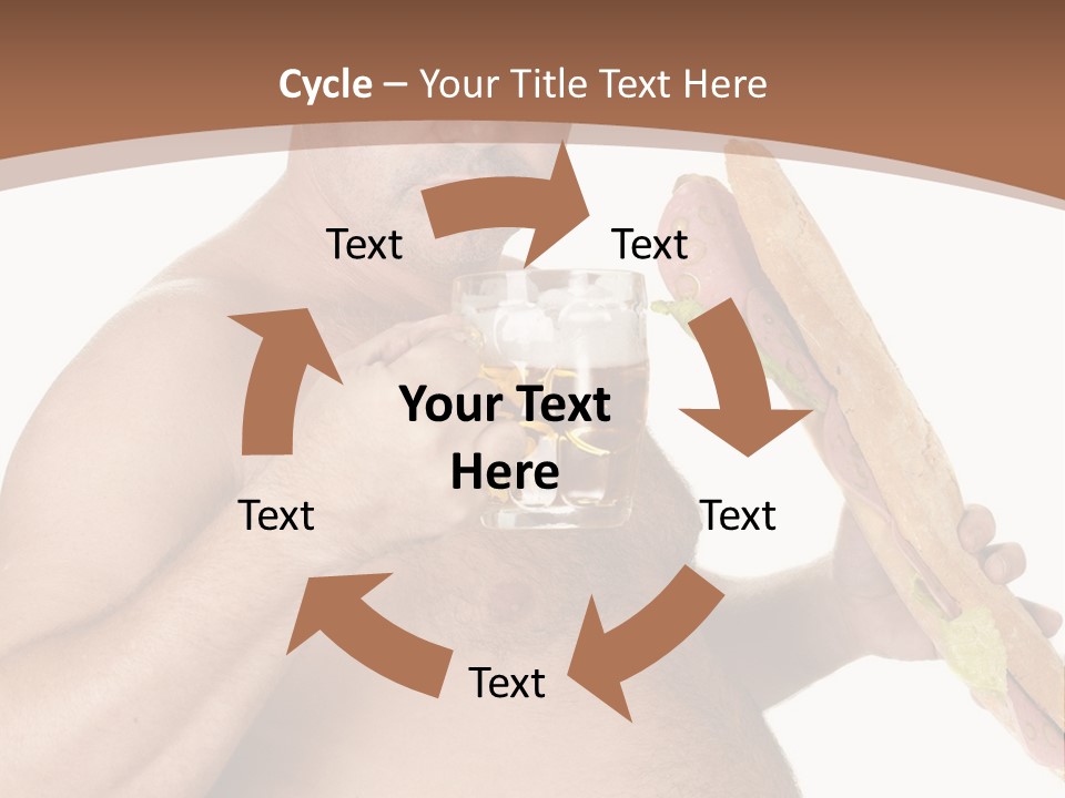 Health Drinking Tankard PowerPoint Template