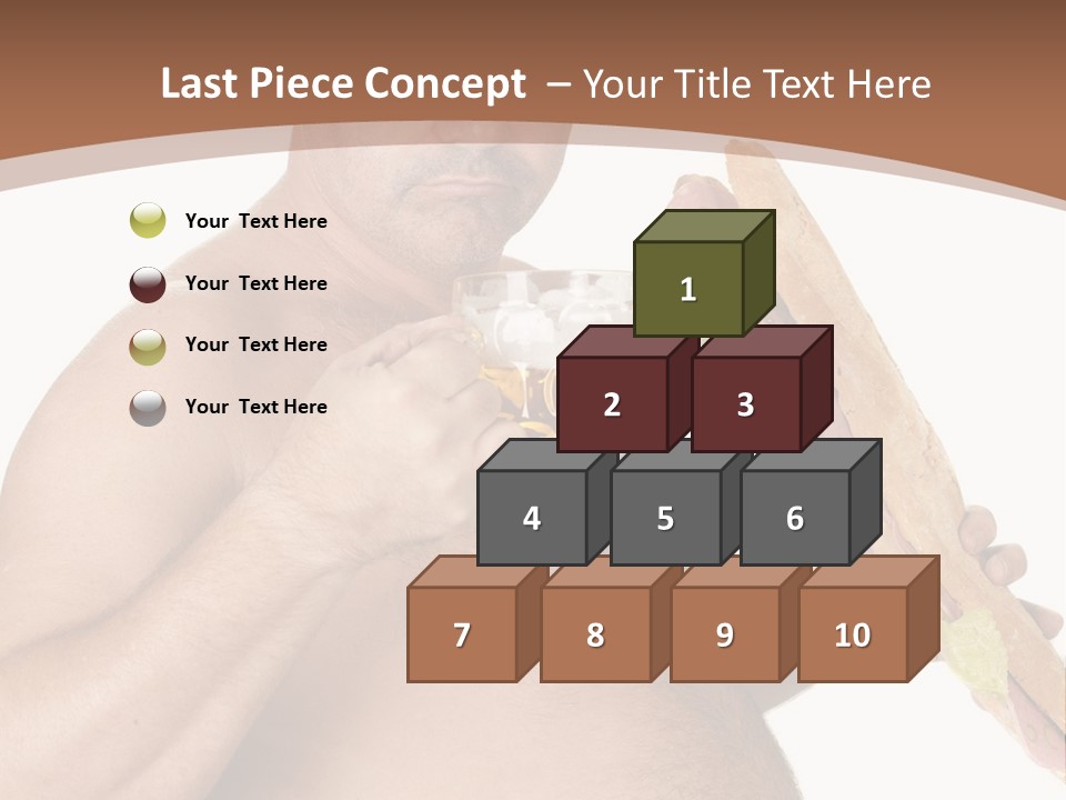 Health Drinking Tankard PowerPoint Template