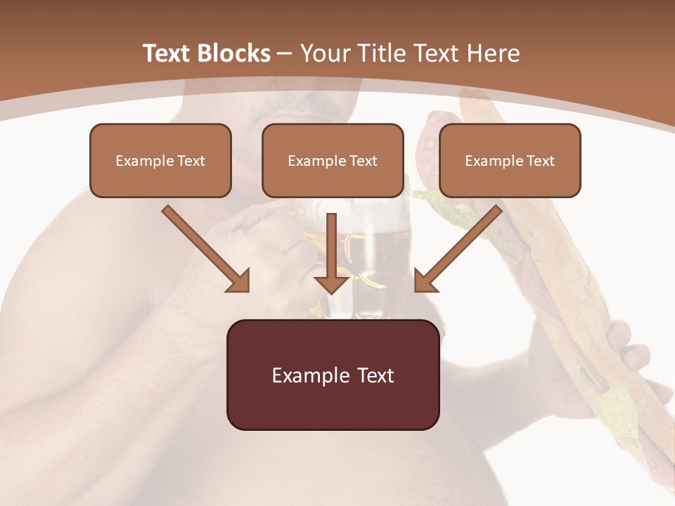 Health Drinking Tankard PowerPoint Template