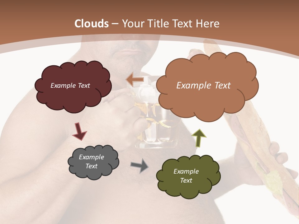 Health Drinking Tankard PowerPoint Template