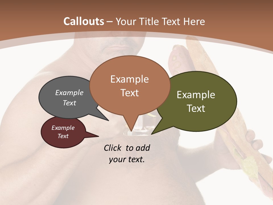 Health Drinking Tankard PowerPoint Template