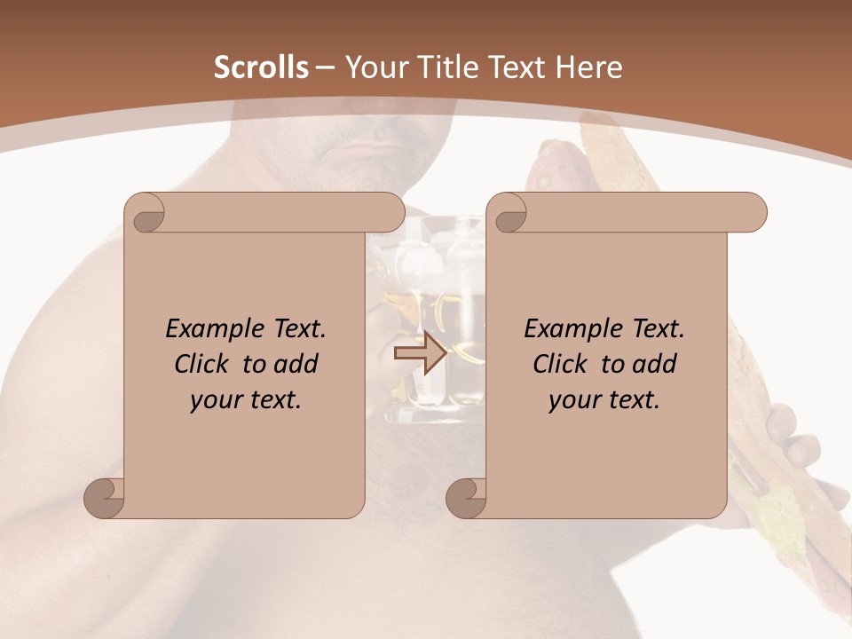 Health Drinking Tankard PowerPoint Template