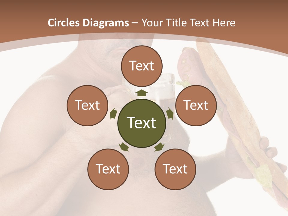 Health Drinking Tankard PowerPoint Template