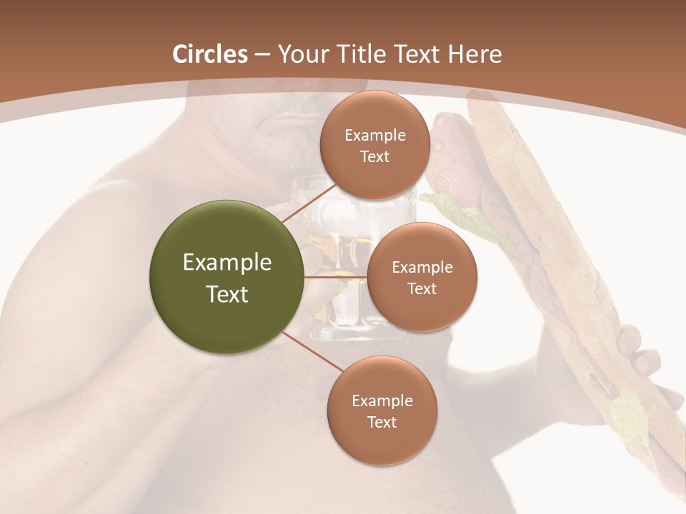 Health Drinking Tankard PowerPoint Template