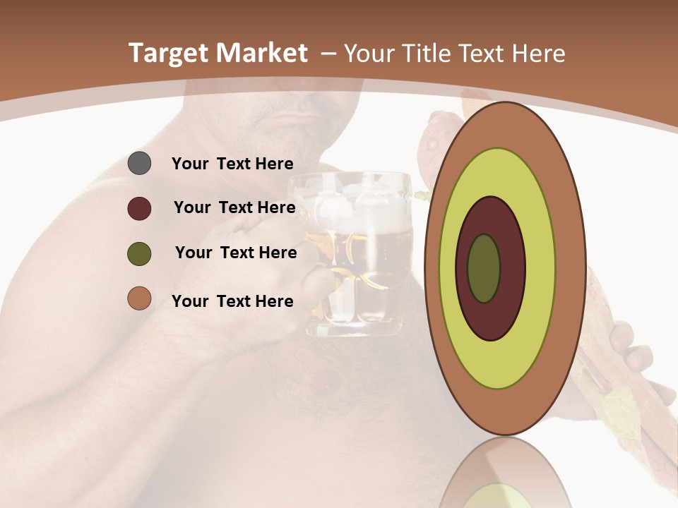 Health Drinking Tankard PowerPoint Template