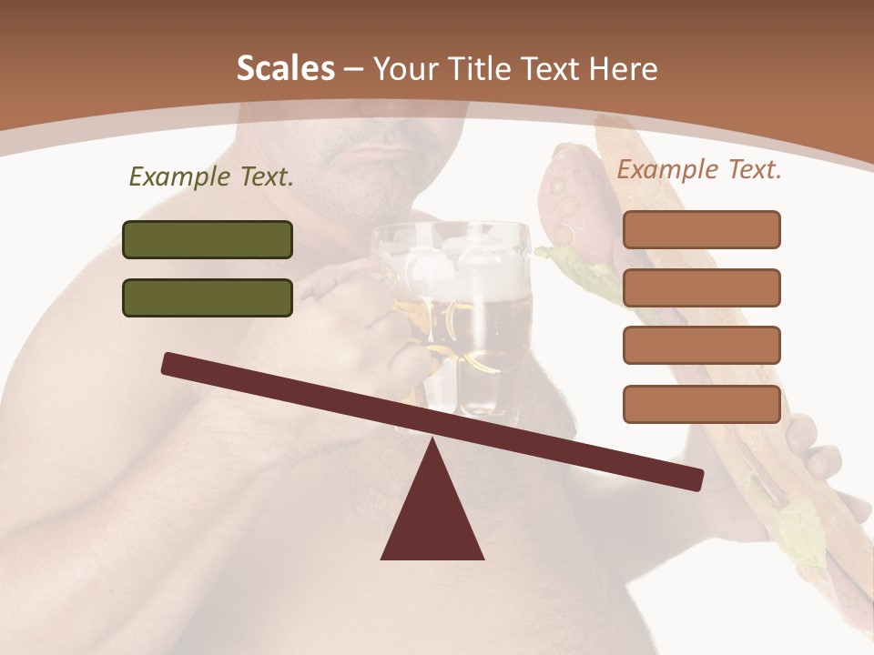 Health Drinking Tankard PowerPoint Template