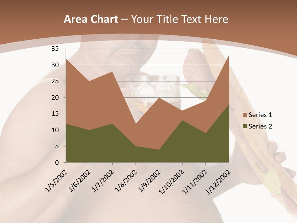 Health Drinking Tankard PowerPoint Template