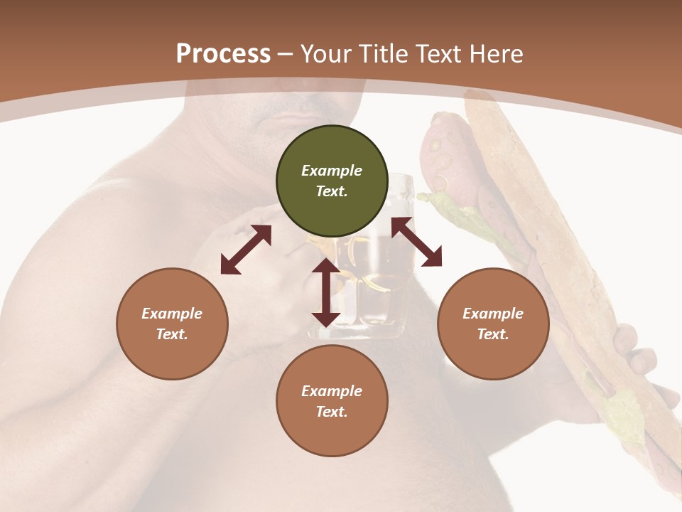Health Drinking Tankard PowerPoint Template