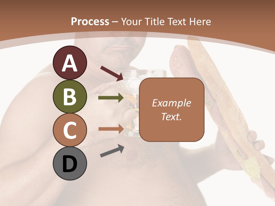 Health Drinking Tankard PowerPoint Template