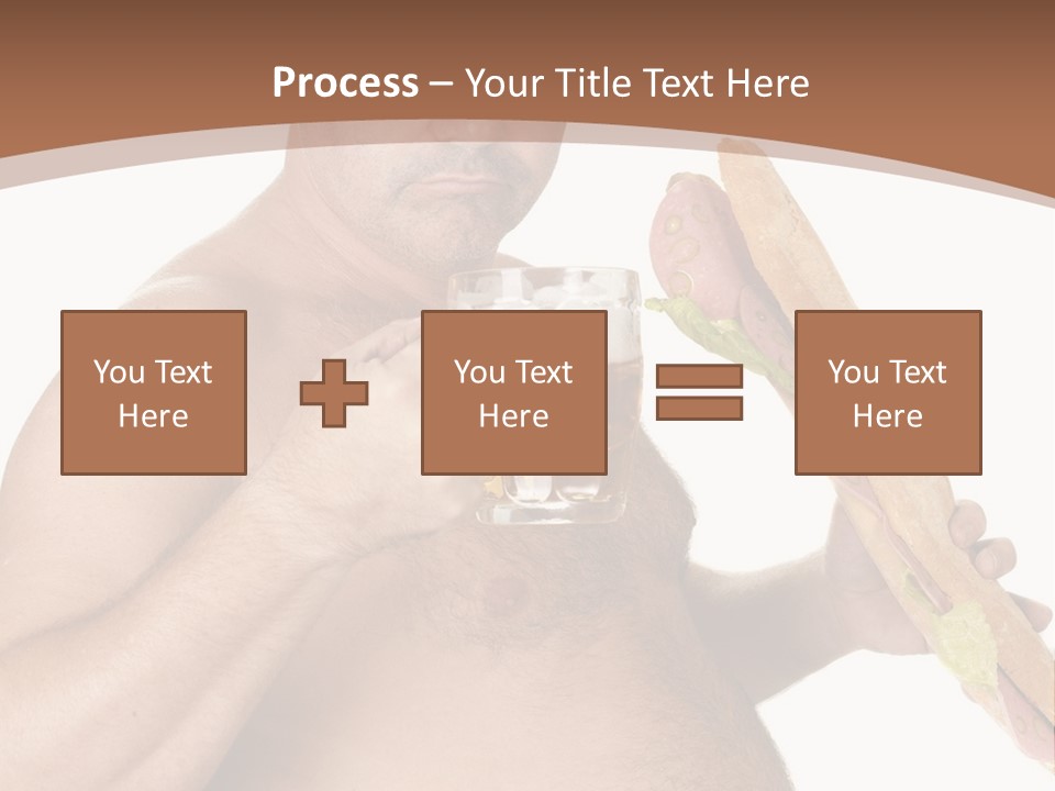 Health Drinking Tankard PowerPoint Template