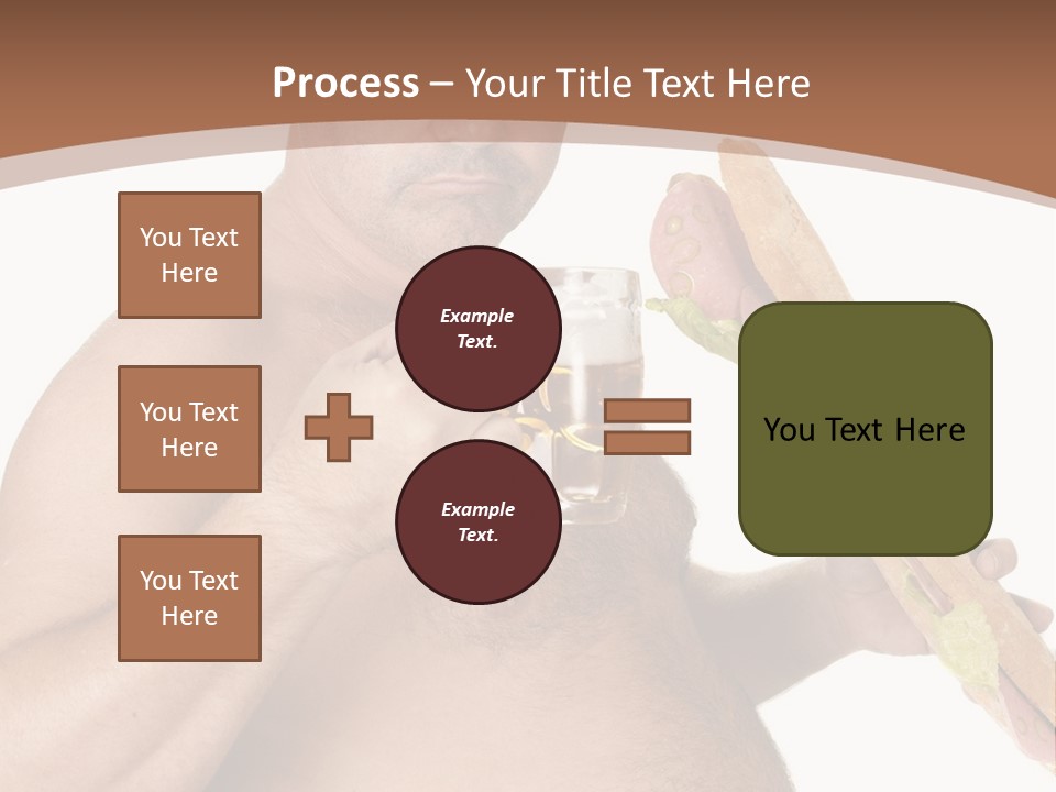 Health Drinking Tankard PowerPoint Template