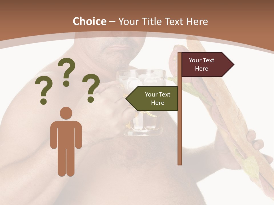 Health Drinking Tankard PowerPoint Template